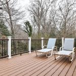 custom trex deck with deck chairs