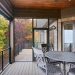 deck and screened porch
