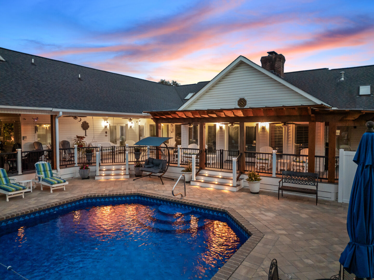 Elevated Sophisticated Outdoor Living Deck, and Quality Outdoor Kitchen in Taylors, SC 1